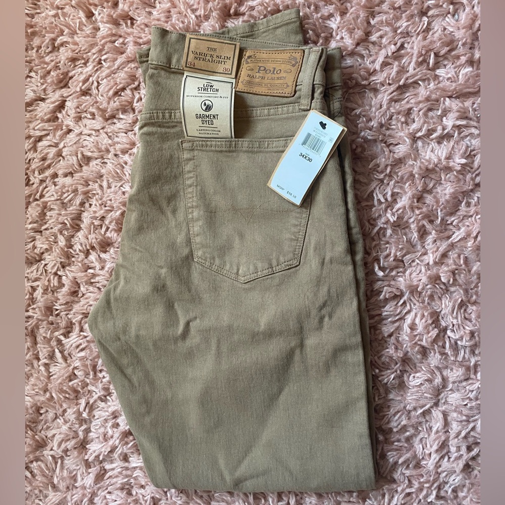 ⭐️HP⭐️🆕Polo Ralph Lauren|Varick Slim Straight